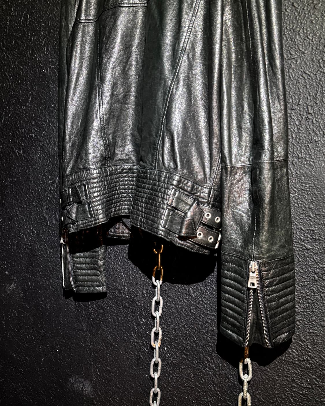 Power Shoulder Leather Jacket 상품이미지10