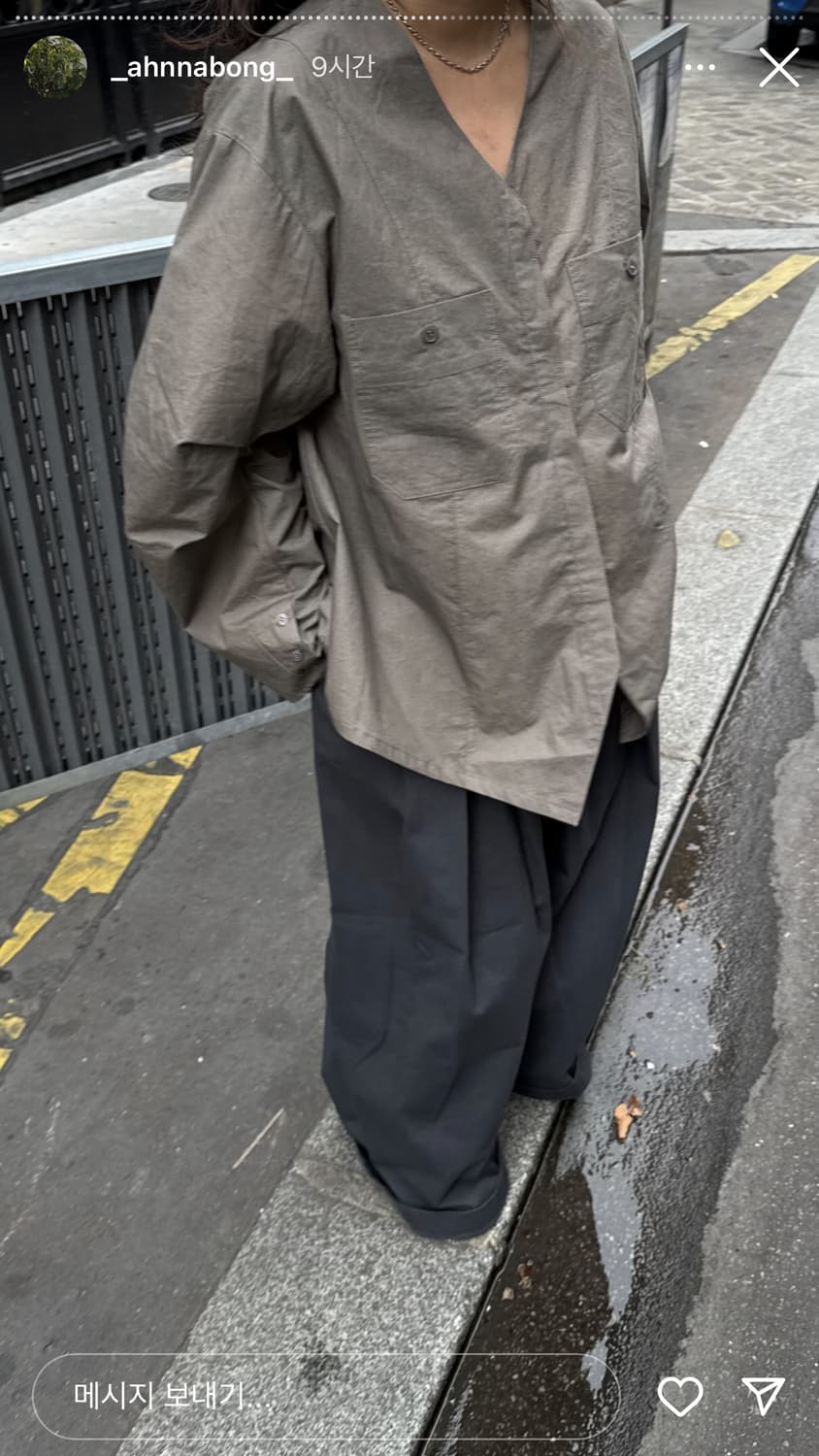 에토스 v넥 턱 셔츠 상품이미지5