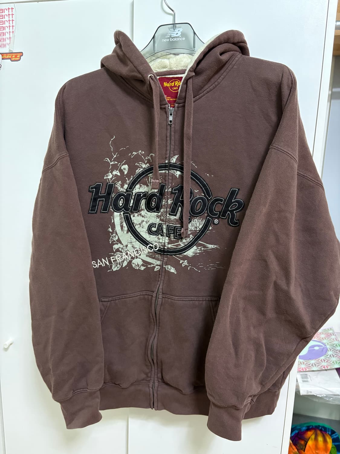 하드락카페 브라운 후드집업 상품이미지1