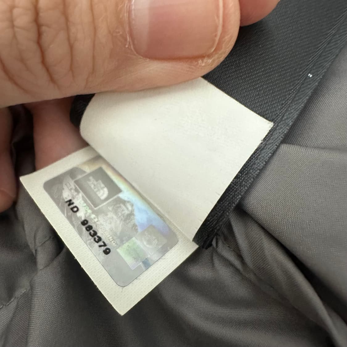 노스페이스 550 구스다운 패딩 그레이 L 상품이미지10