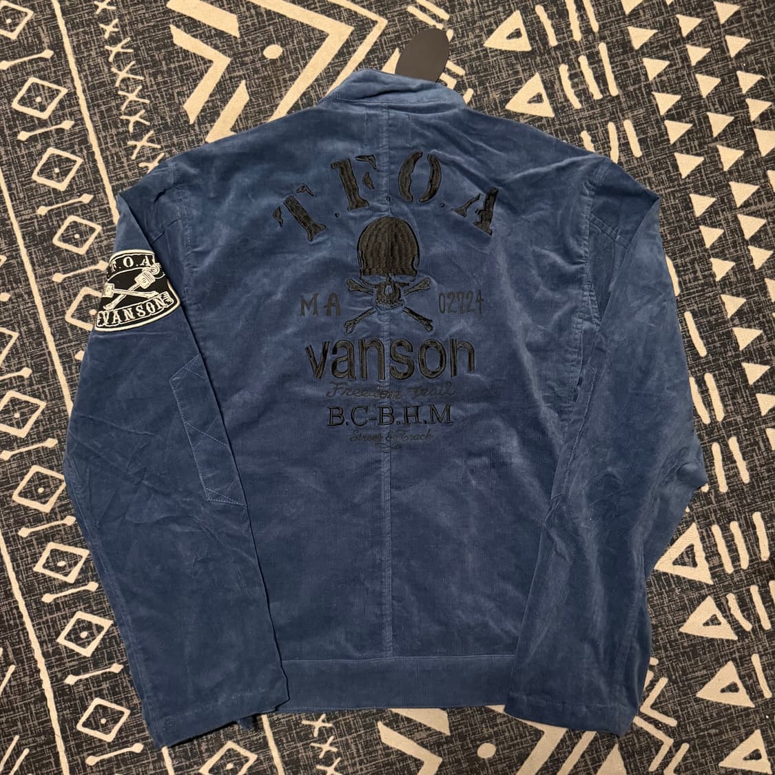 Vanson x T.F.O.A 무장전선 코듀로이 라이더 자켓 상품이미지2
