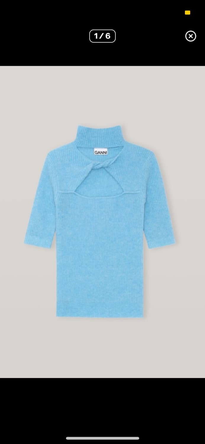 가니 트임 니트 상품이미지1