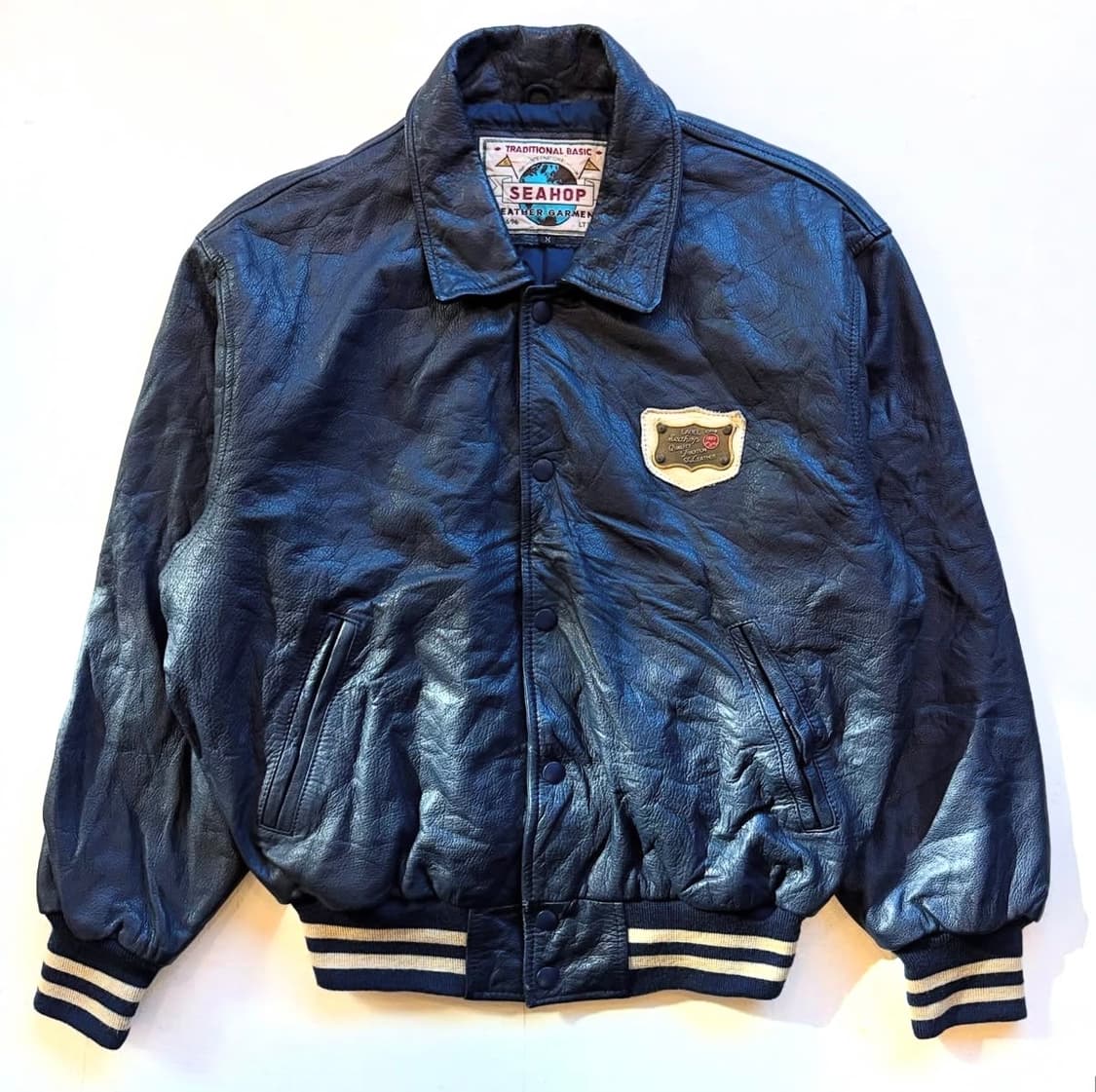 80년대'SEAHOP'바시티 자켓 상품이미지1