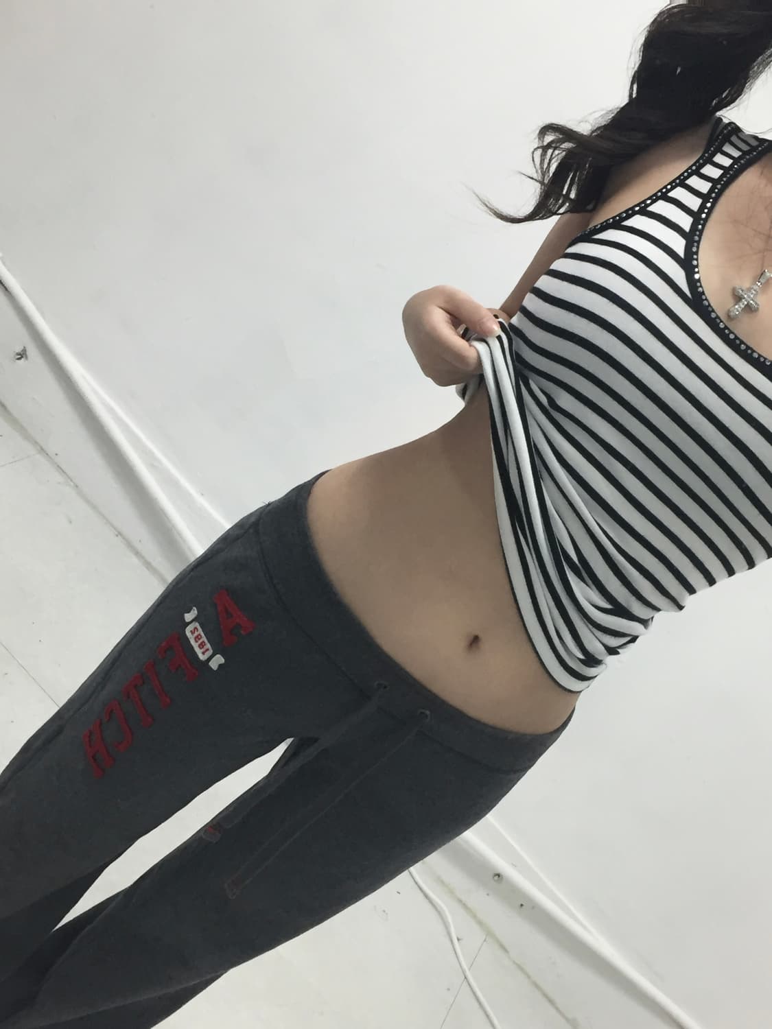 [ABERCROMBIE] 아베크롬비 y2k 패리스힐튼 스웻 팬츠 상품이미지3