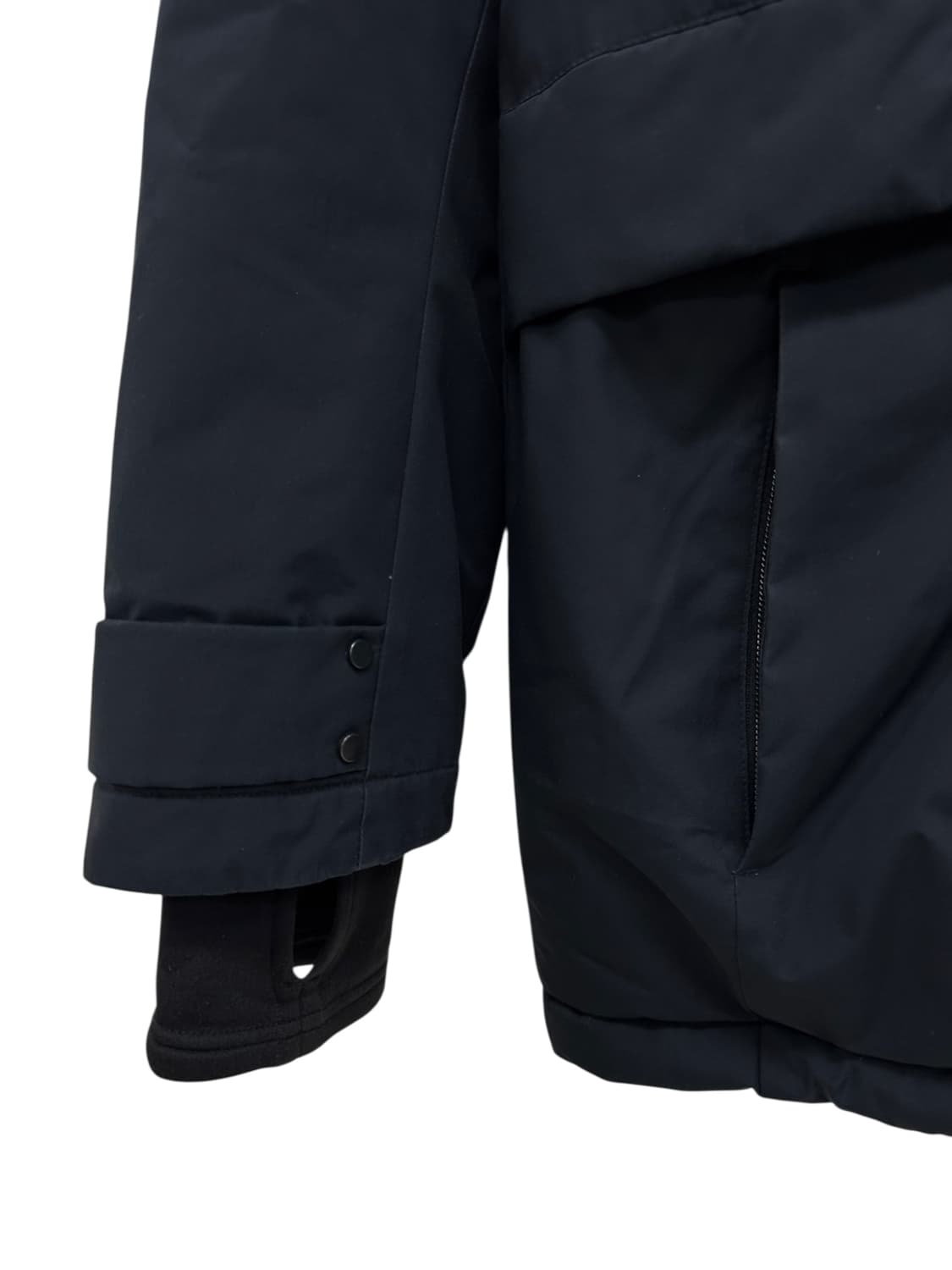 컬럼비아 구스다운 야상패딩 블랙네이비 (L) 상품이미지5