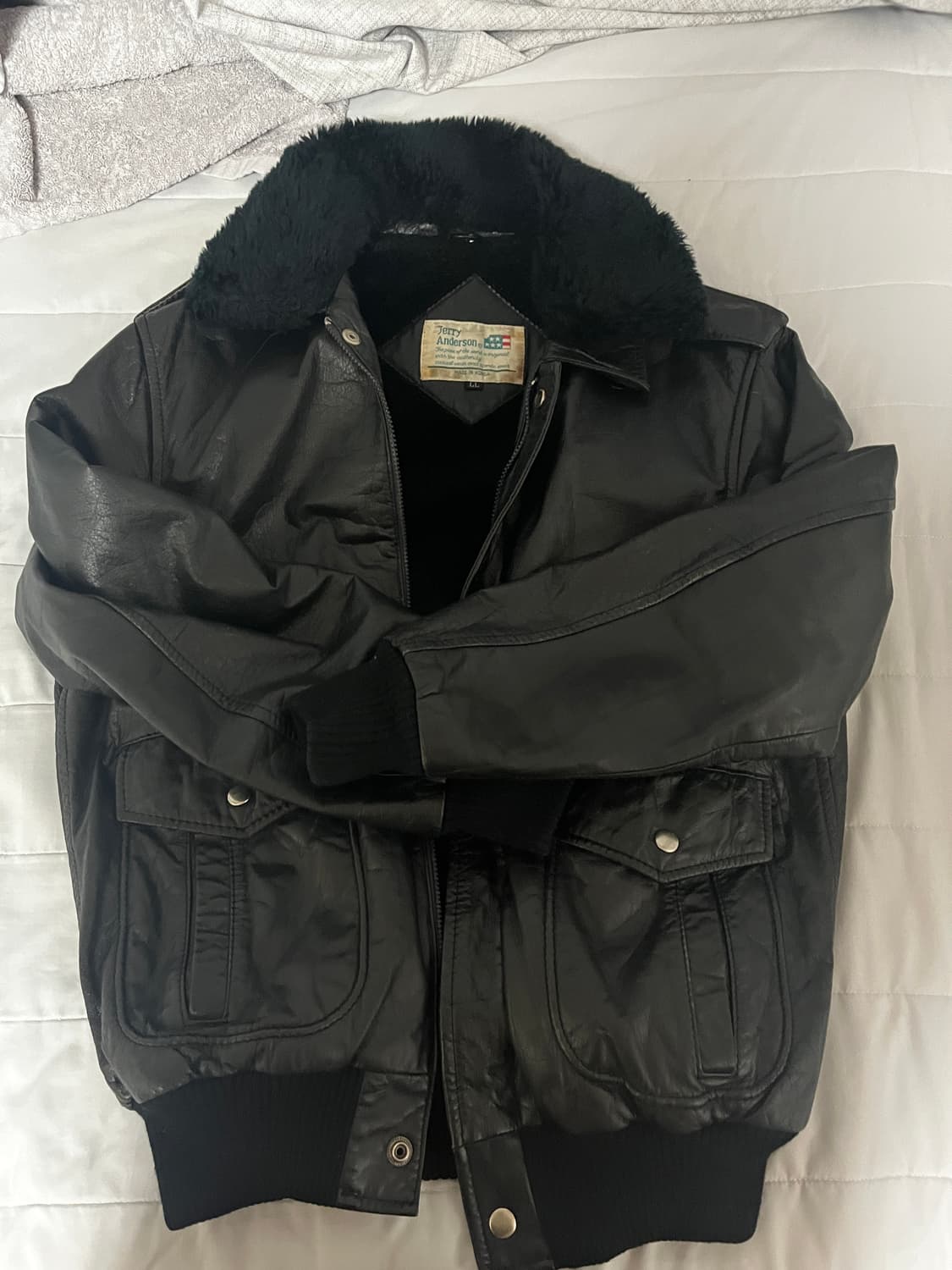 80‘s 빈티지 소가죽 자켓 상품이미지1