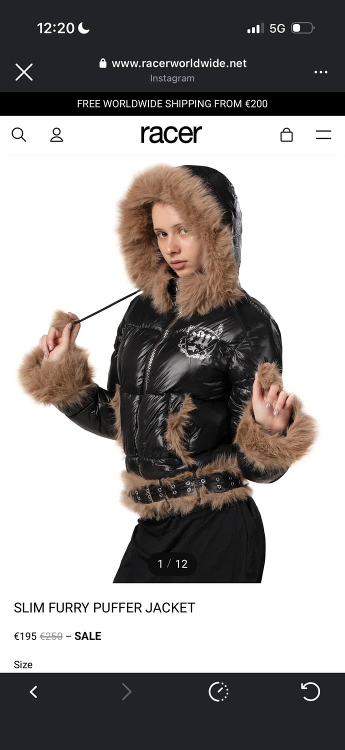 레이서 슬림 퍼리 자켓 상품이미지4