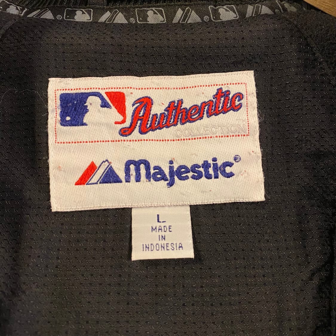 00s USA 마제스틱 MLB 시카고 화이트삭스 선수용 덕아웃 자켓 상품이미지7