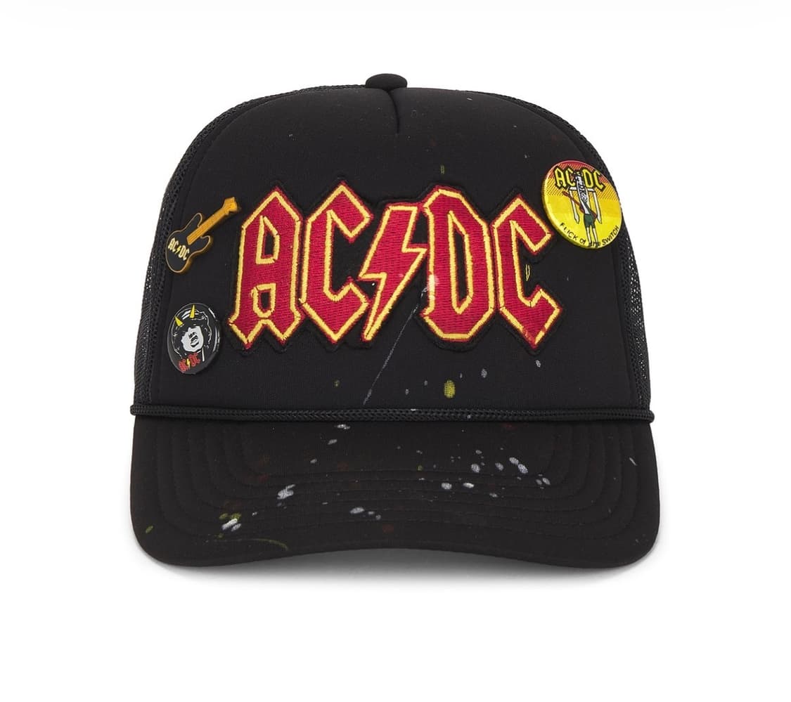 [OS] 메이드원 AC/DC 트러커 캡 블랙 상품이미지1