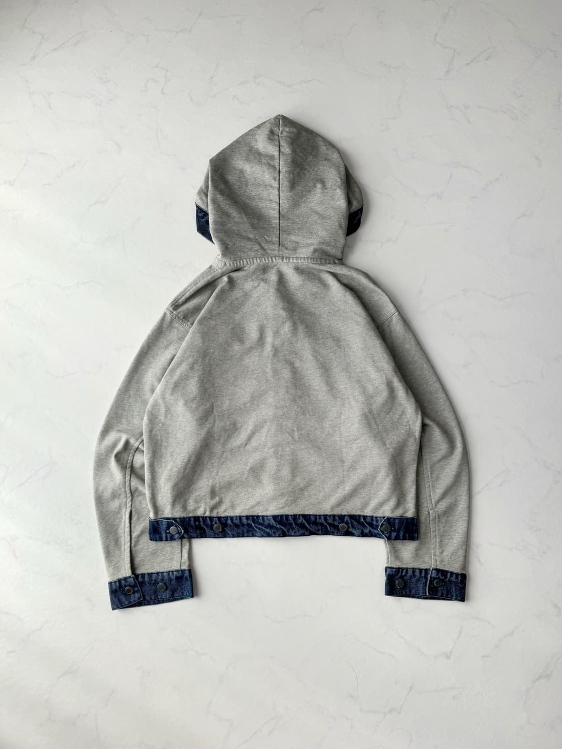 TΣist Denim × Sweat Blend Hoodie / Gray 상품이미지2