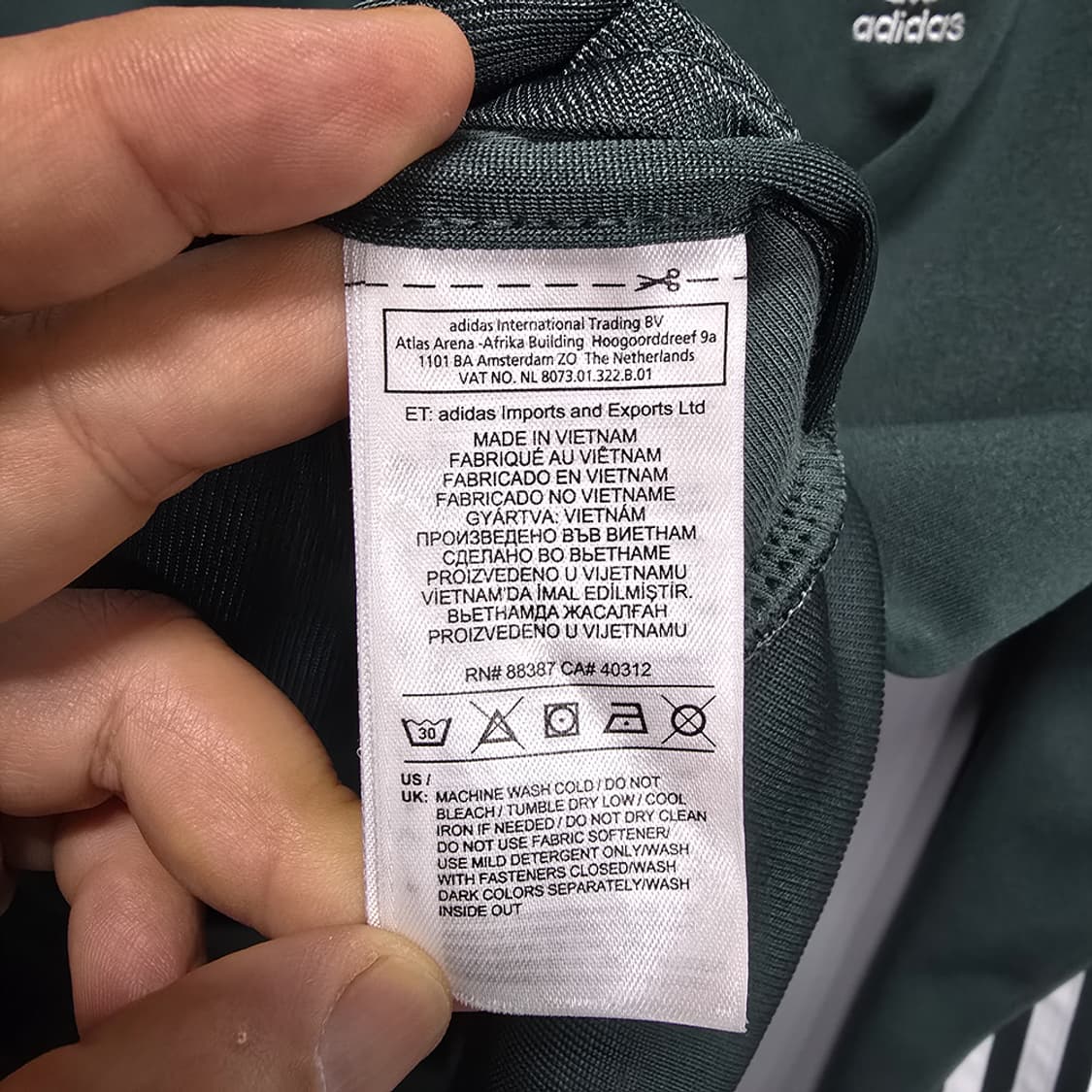 아디다스(ADIDAS) 여성용 그린 트랙탑 US S 상품이미지5