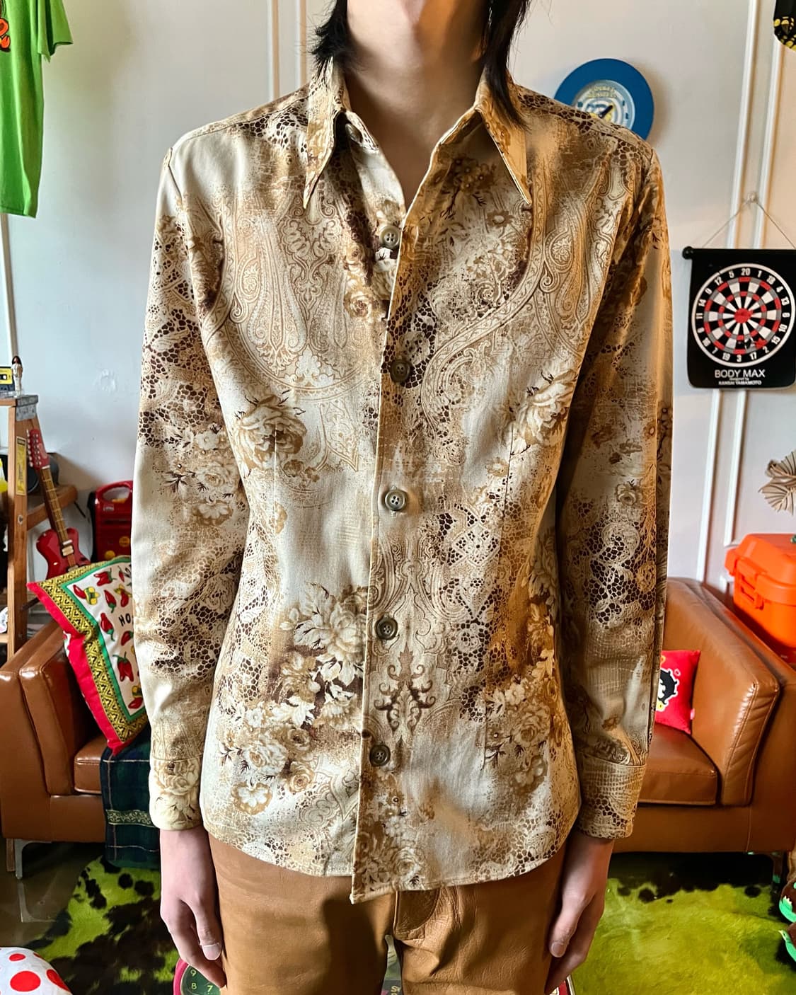 TORNADO MART Archive Antic Graphic Shirt 상품이미지2