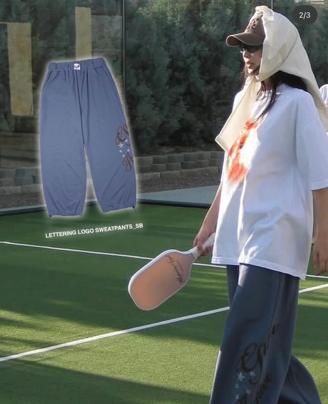 길라아카이브 레터링 팬츠 상품이미지2