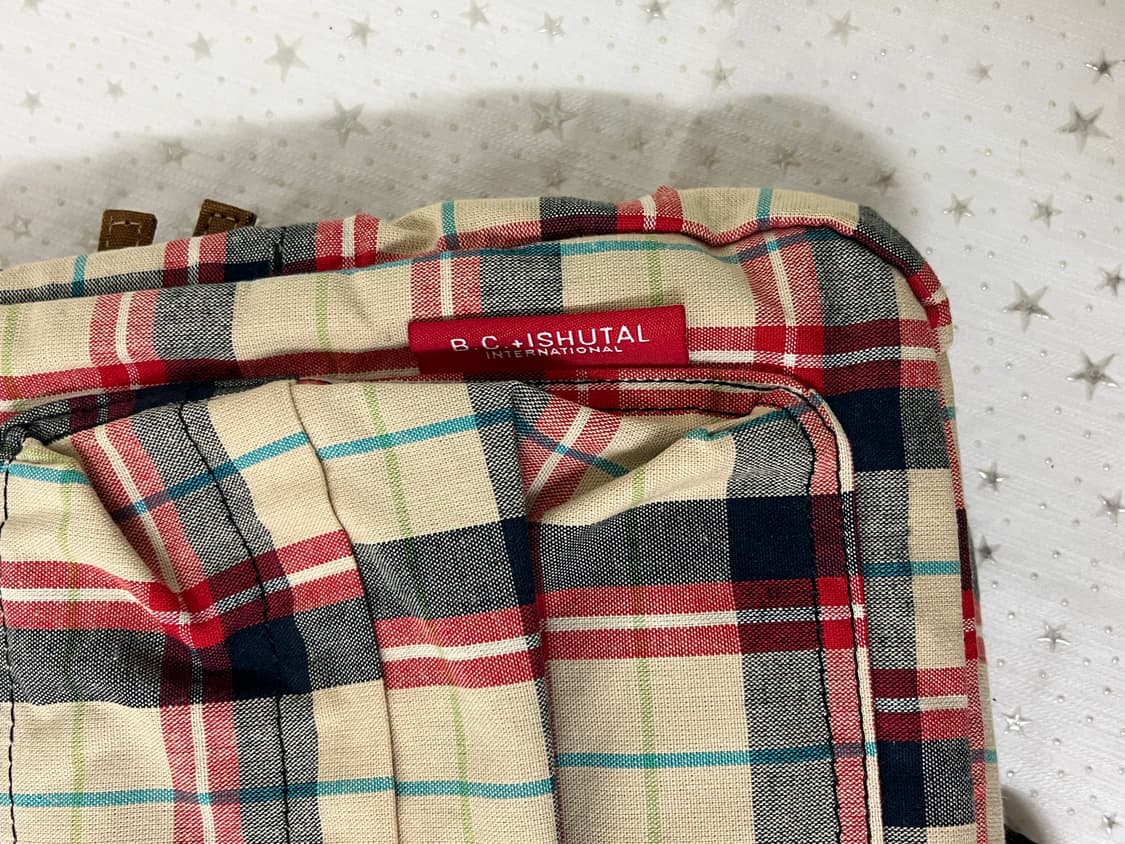 B.C.+ISHUTAL 체크 백팩🍎 상품이미지7