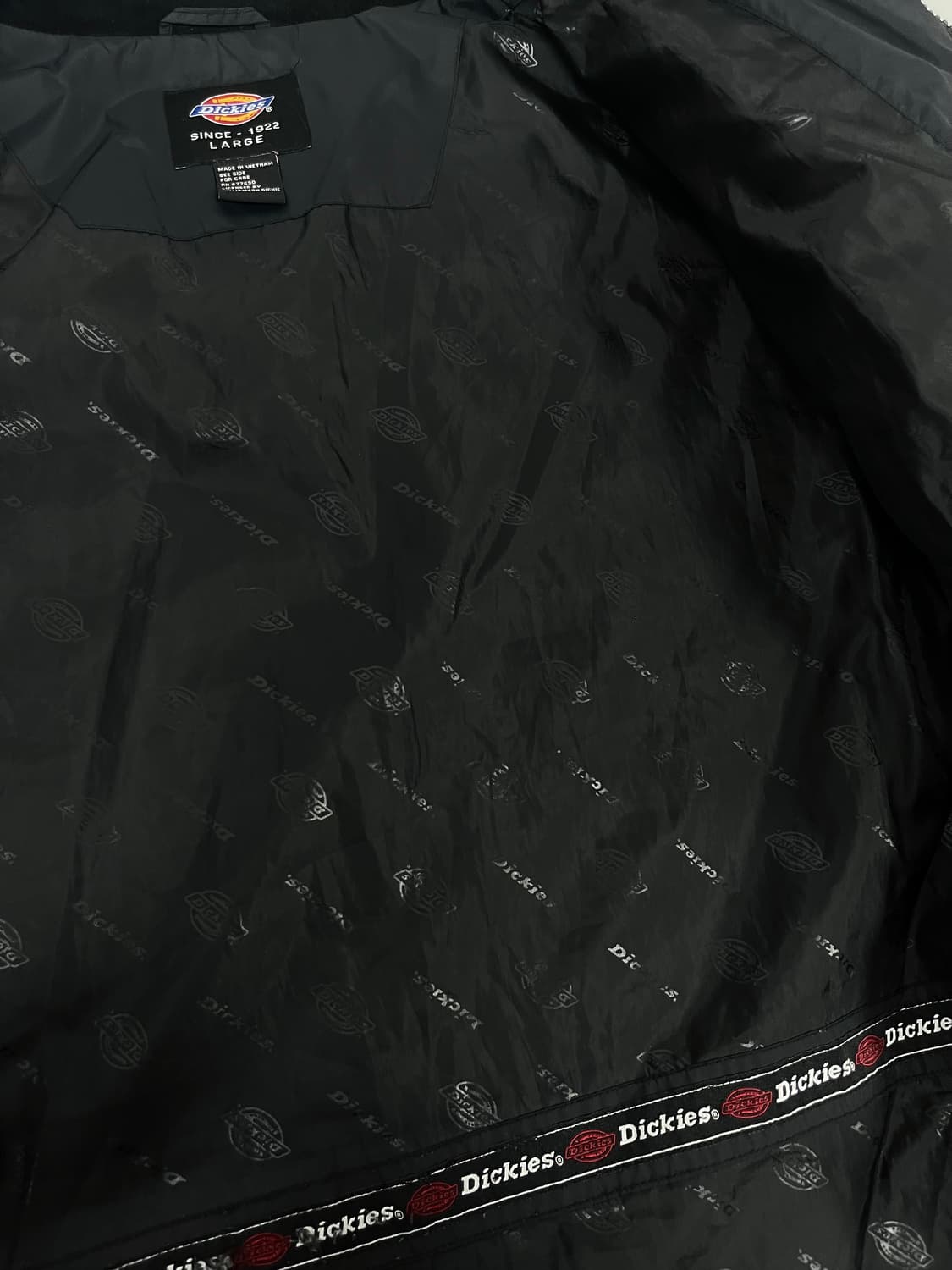 [L] 디키즈 베이직 USA 레드 로고 경량 패딩 상품이미지6