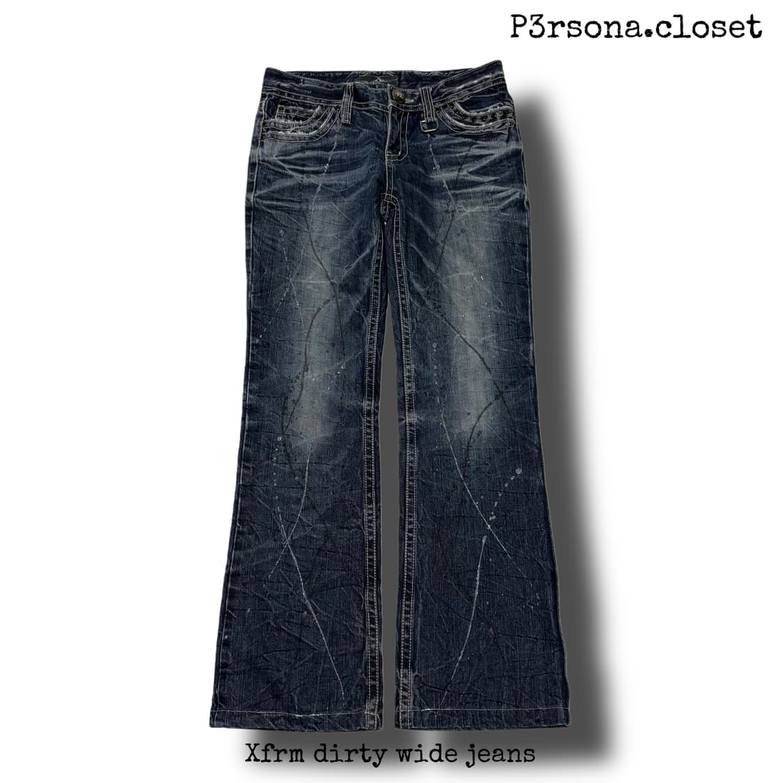 Xfrm dirty wide jeans 상품이미지1