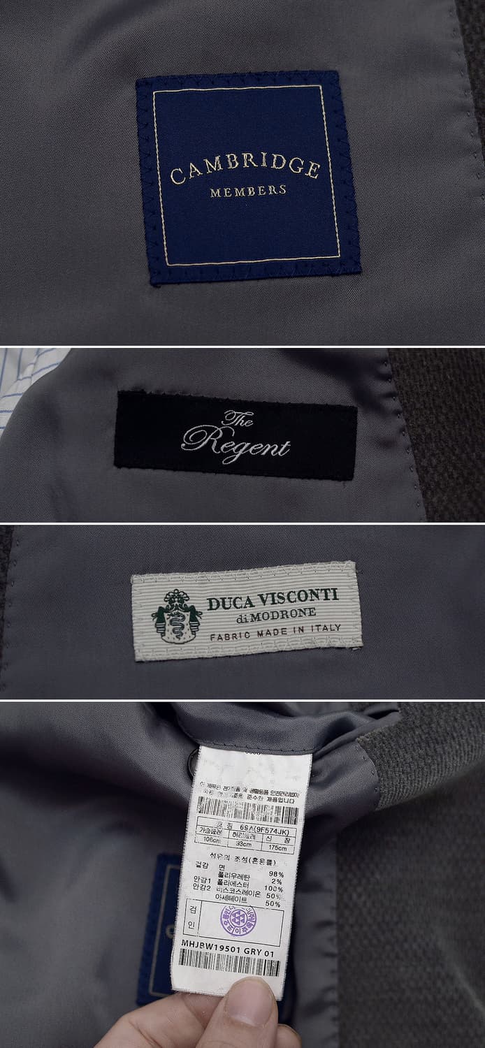 캠브릿지 멤버스 이탈리안 코튼 패브릭 블레이저 자켓 (100+) 상품이미지10