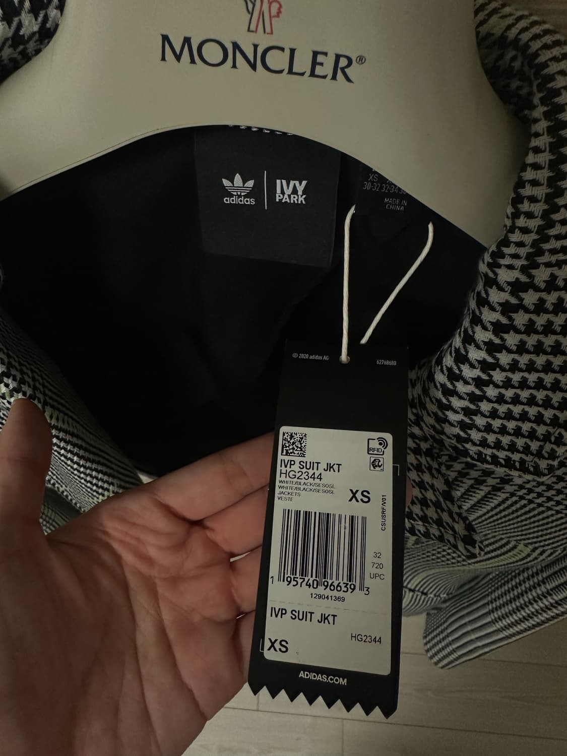 아디다스 X ivy park 수트자켓 새상품 xs 상품이미지2