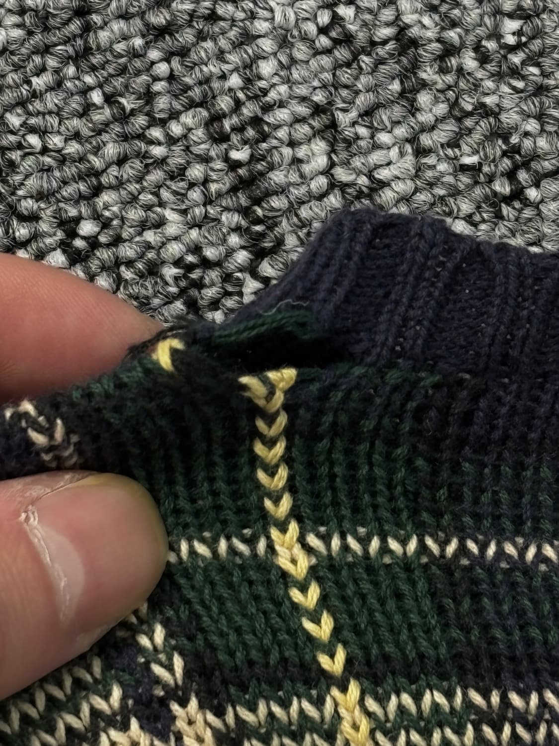 폴로 랄프로렌 체크 코튼 니트 상품이미지5