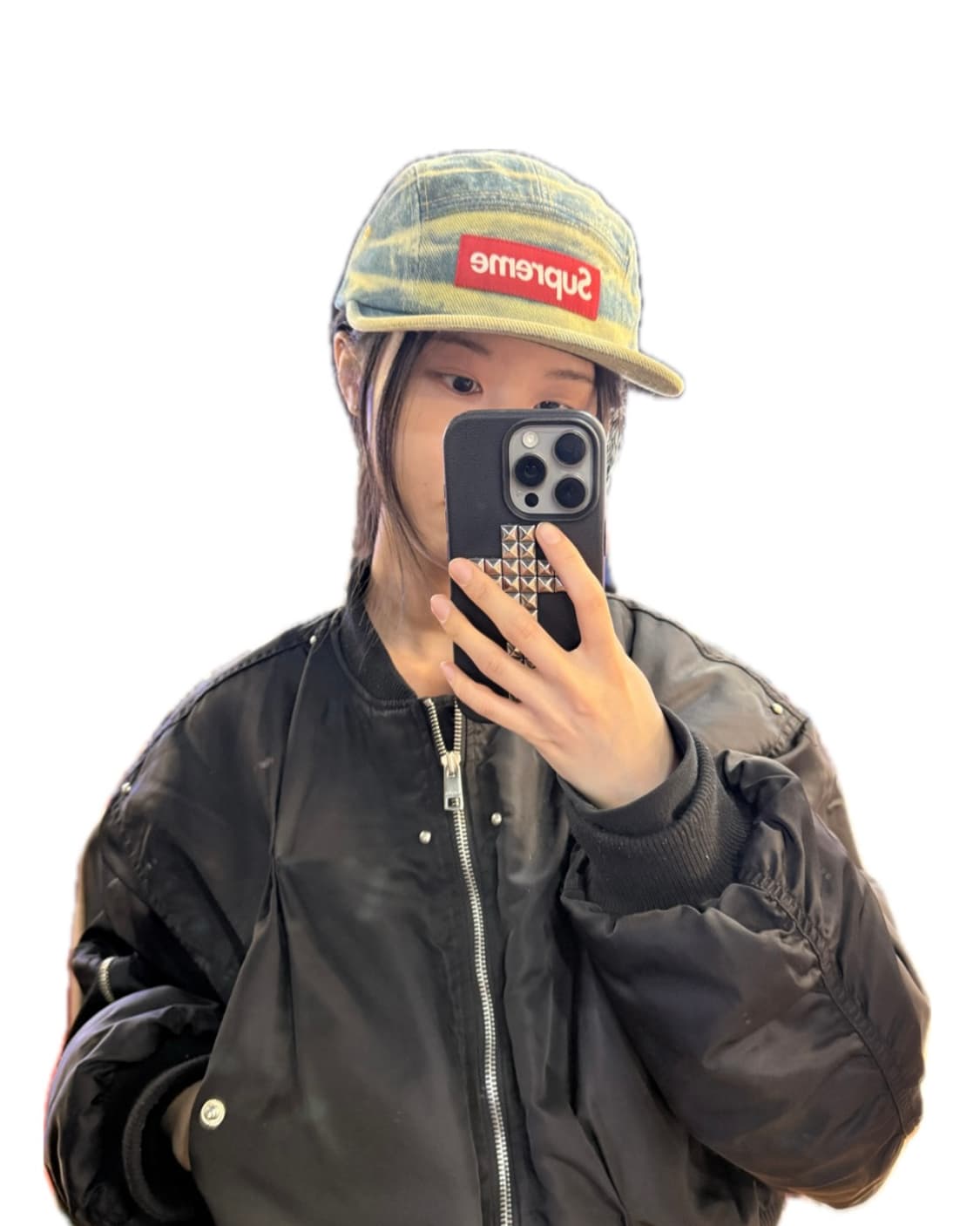 슈프림 데님 캠프캡 더티 인디고 - 25FW  상품이미지3