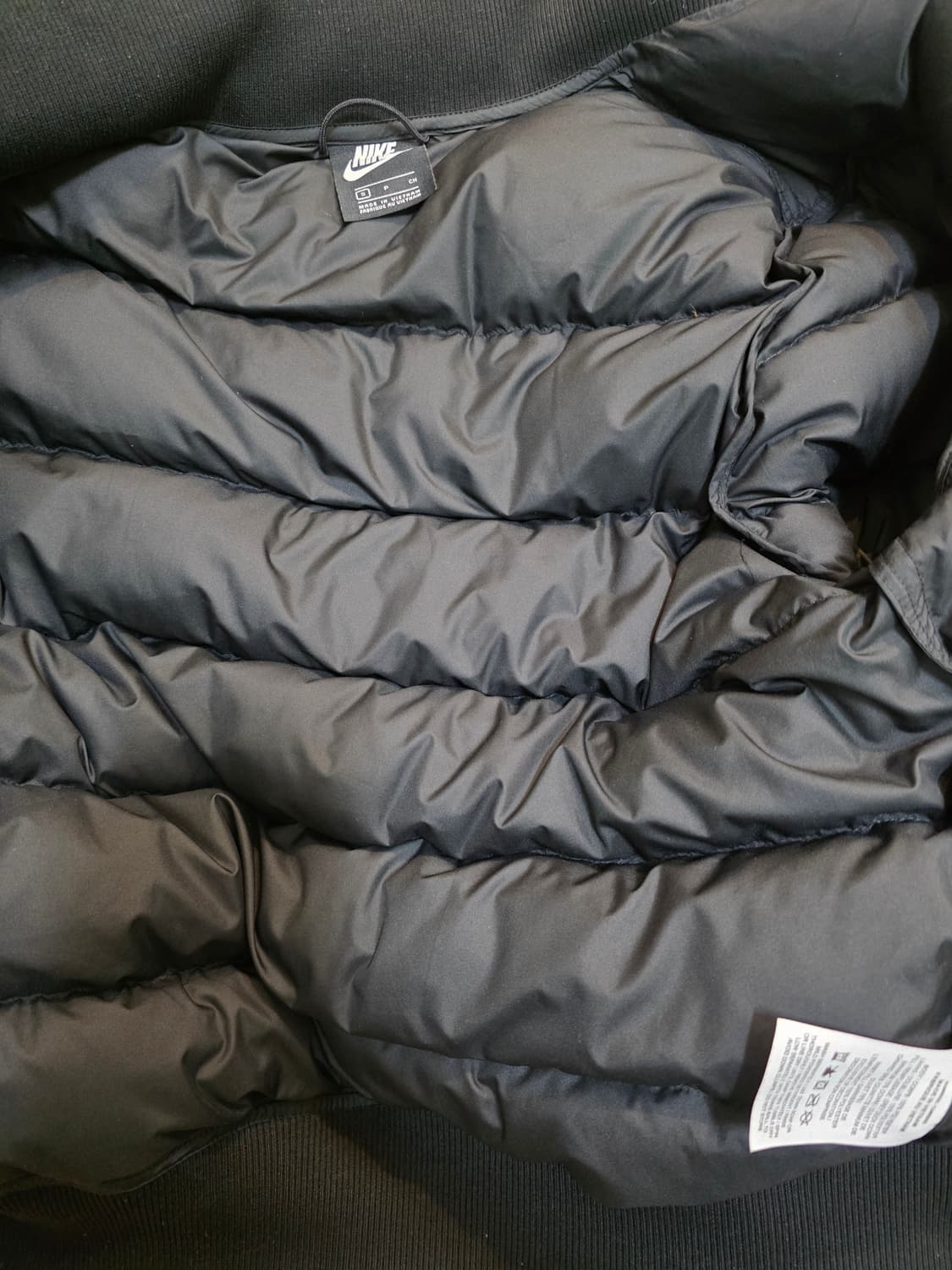 1회착용.S)나이키 다운 숏패딩 점퍼.오리털 점퍼.경량패딩 상품이미지8