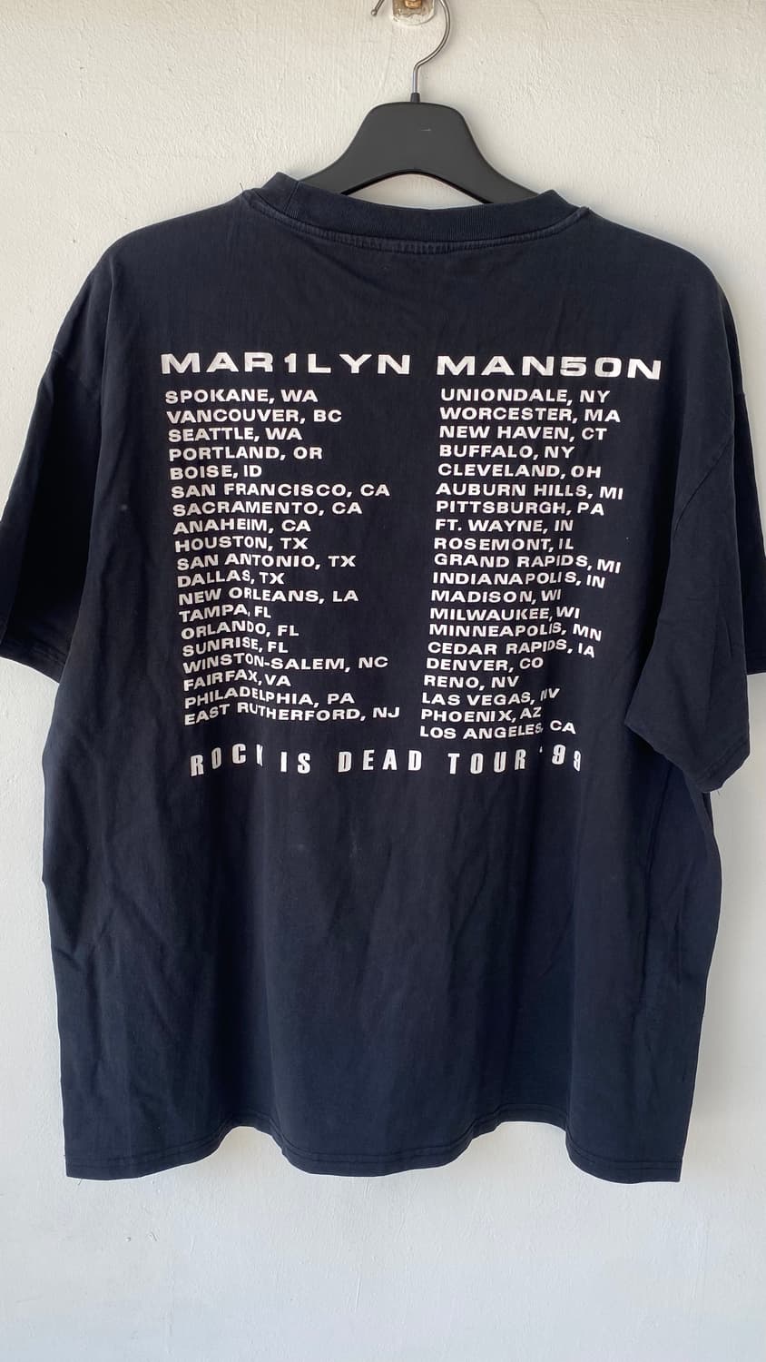 Marilyn manson 마릴린맨슨 반팔 티셔츠 xxl 2xl 상품이미지2
