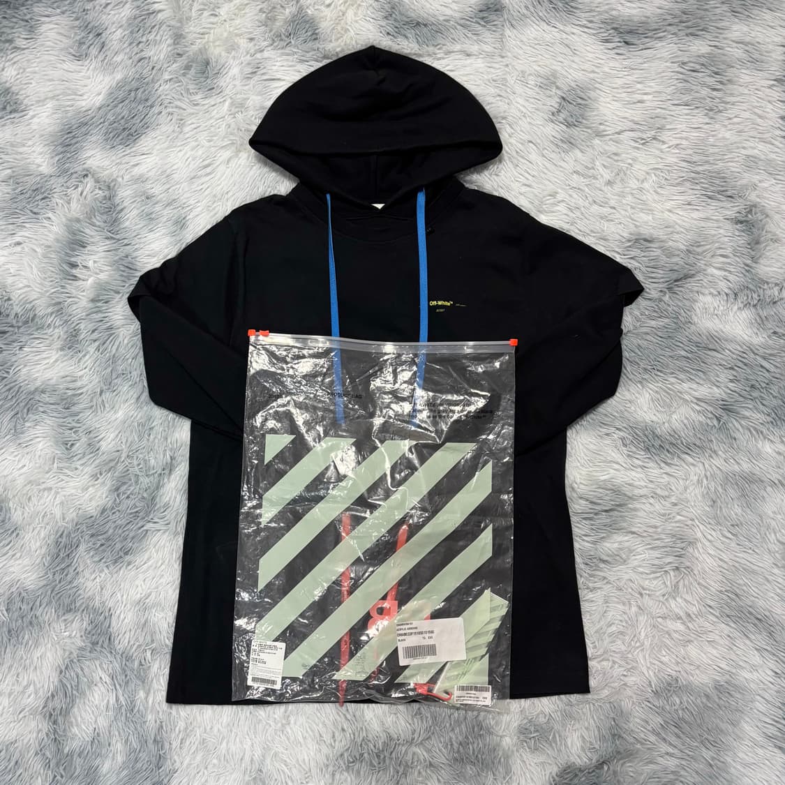 [XXS Size] 오프화이트 아크릴 후드티 상품이미지1