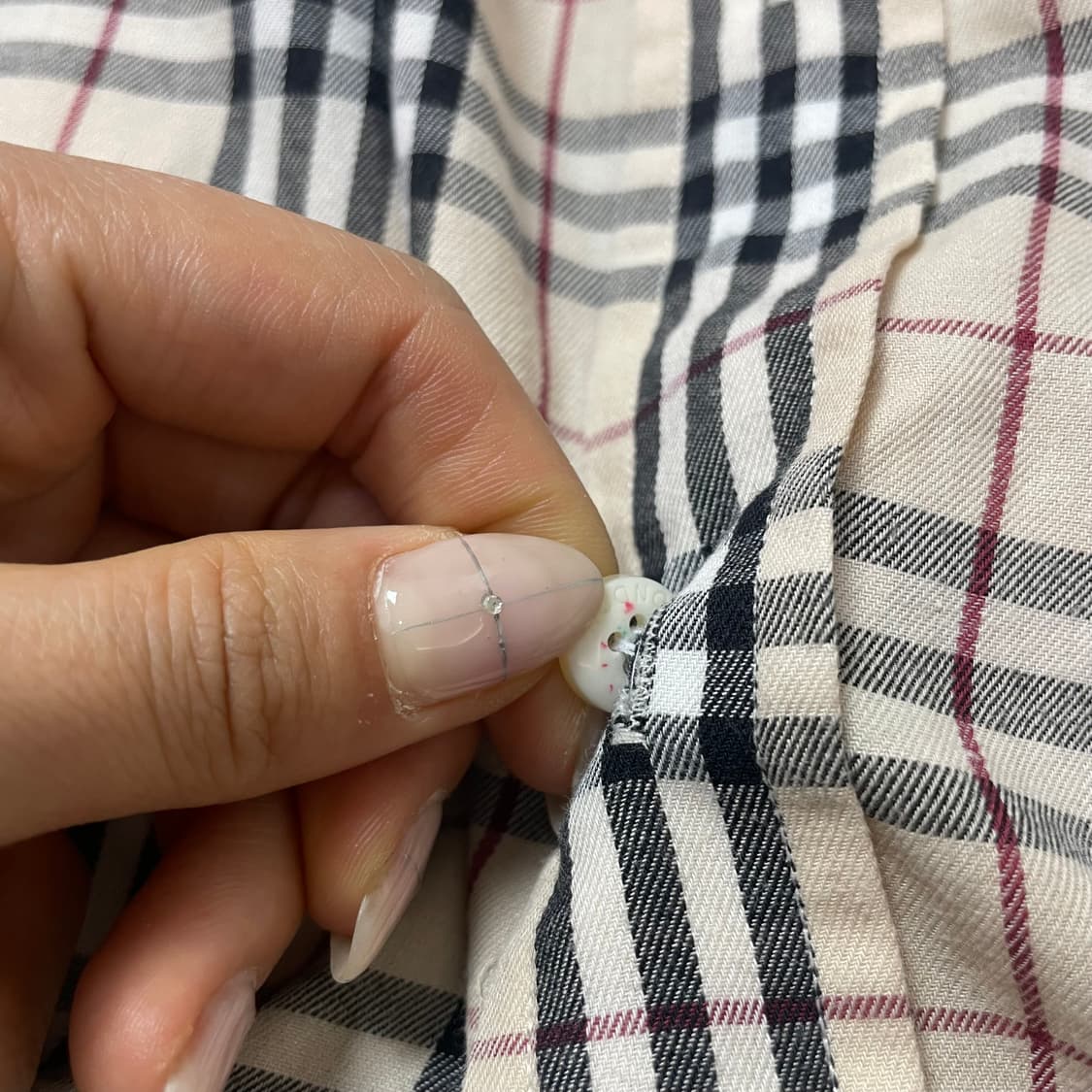 버버리 런던 연베이지 노바 체크 반팔셔츠 상품이미지8