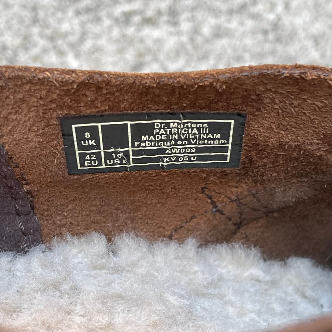[8UK] 닥터마틴 패트리샤 III 브라운 (270~275) 상품이미지8