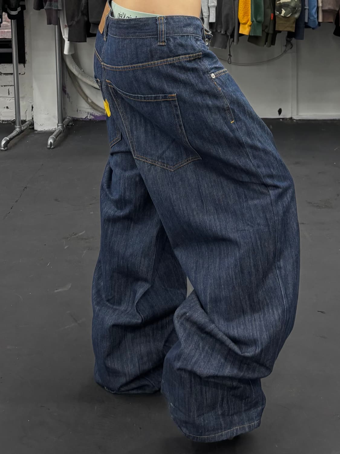 로카웨어 백로고 데님팬츠 상품이미지2