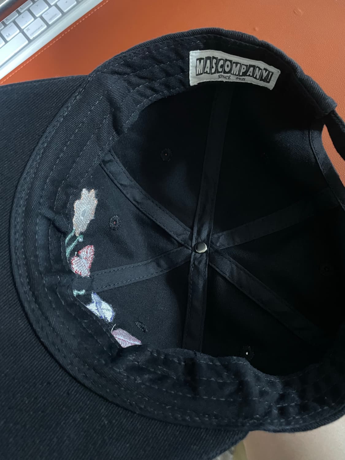 마스컴퍼니 OLIVER'S FLOWER GARDEN 블랙 볼캡 상품이미지5