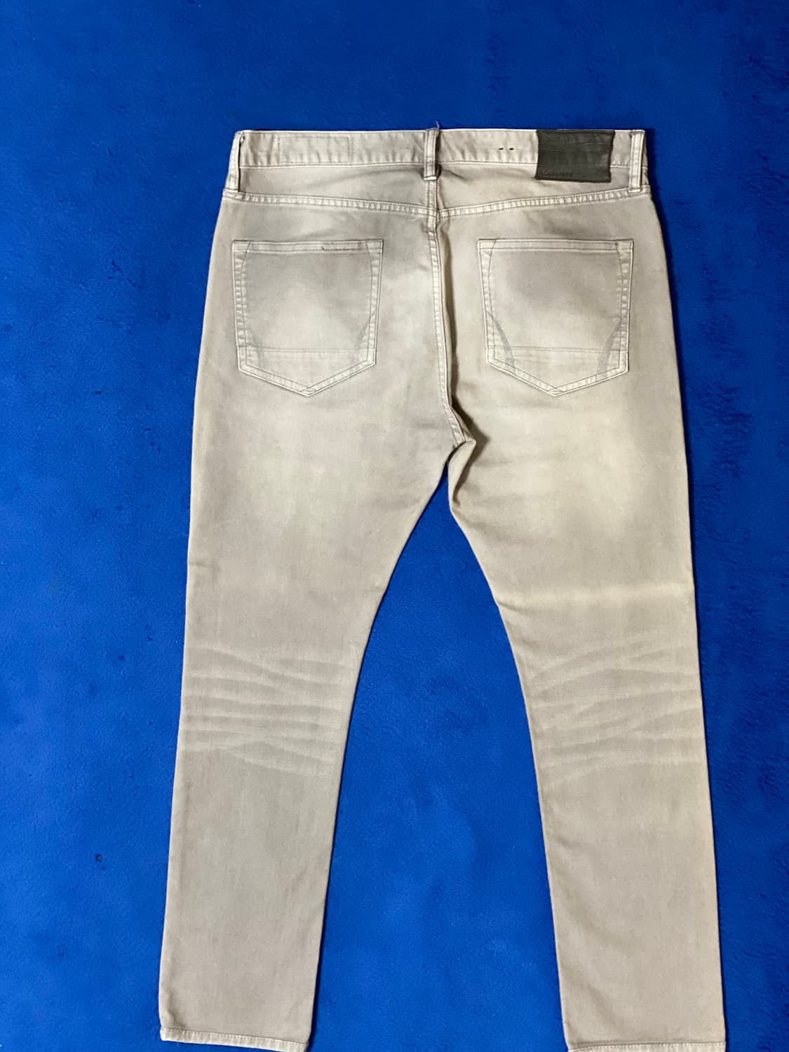 AllSaints 올세인츠 시가렛 스키니 핏 그레이 데님 진 W34 상품이미지4