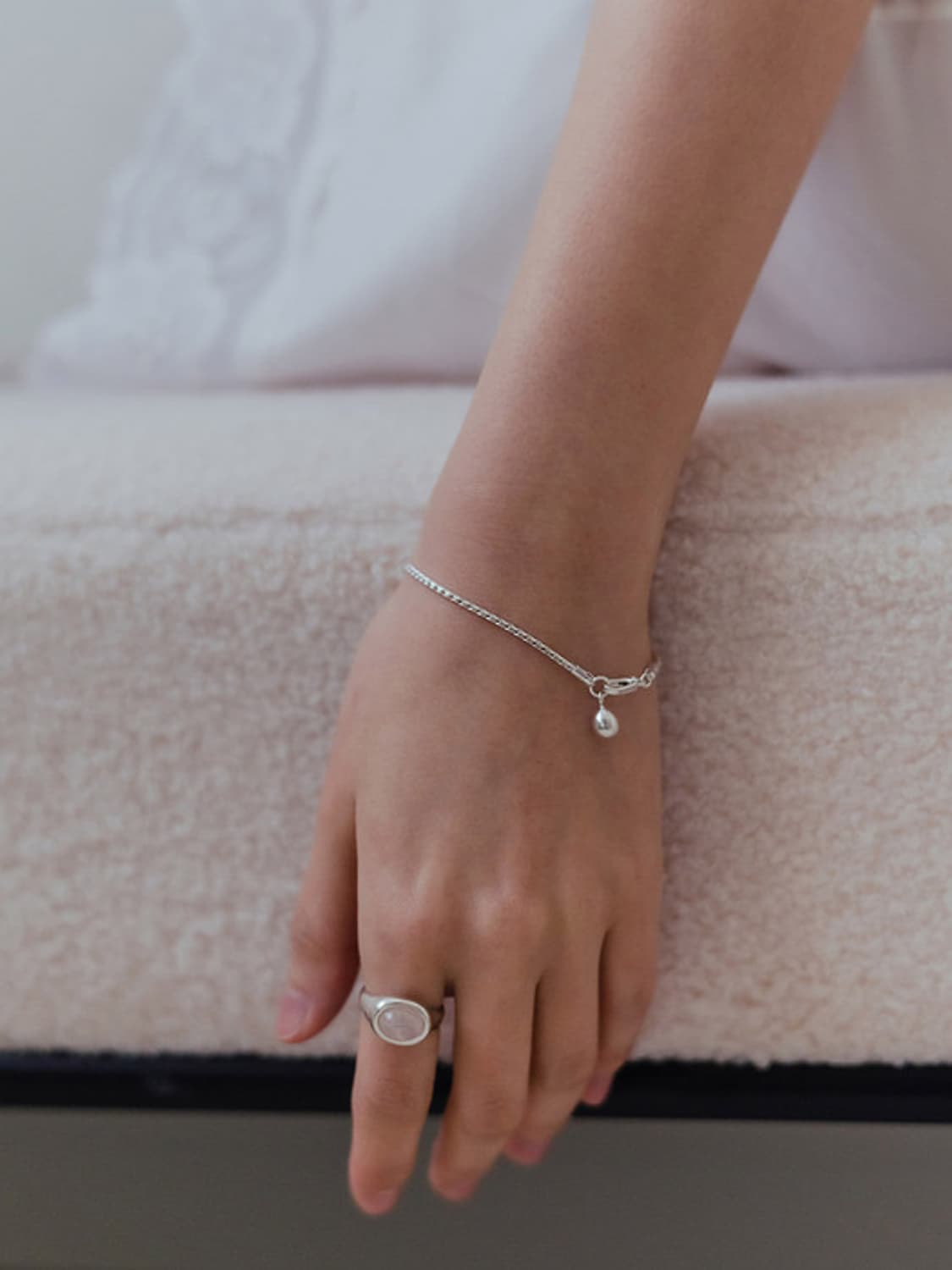 누도어 Braid chain egg bracelet 상품이미지1