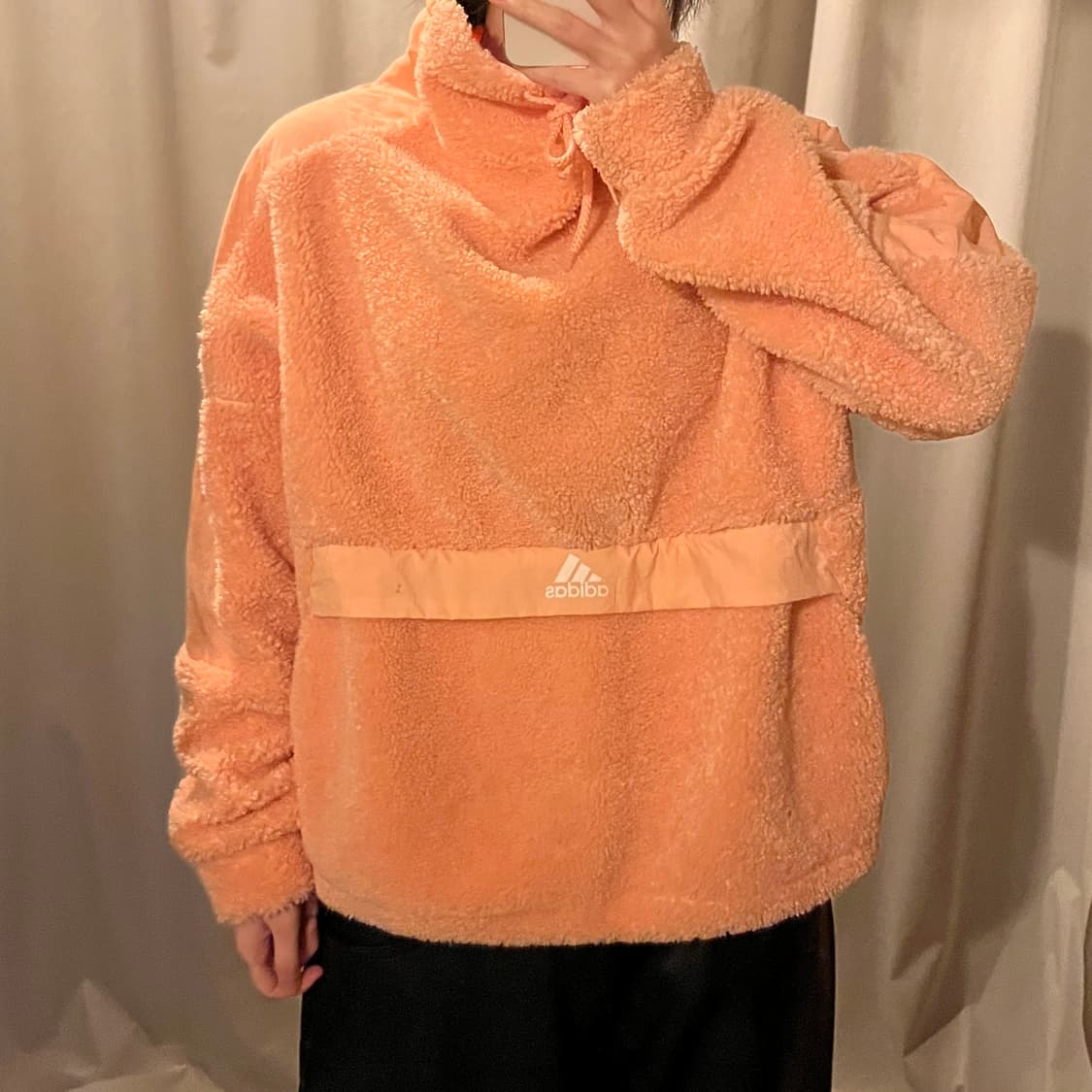 아디다스 하이넥 플리스 맨투맨 상품이미지2