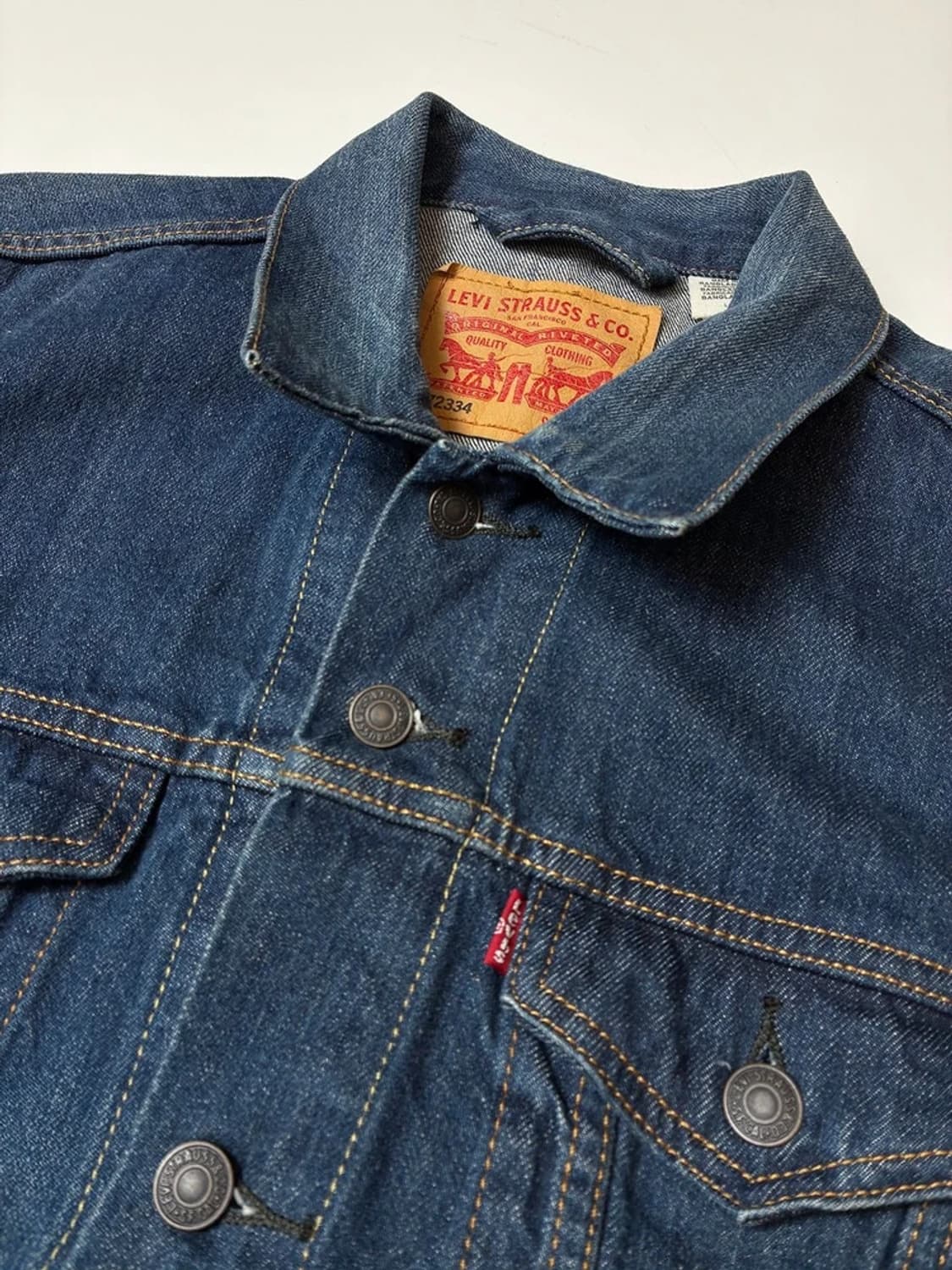 리바이스 00's 빈티지핏 데님 트러커 자켓 PN8406 상품이미지3