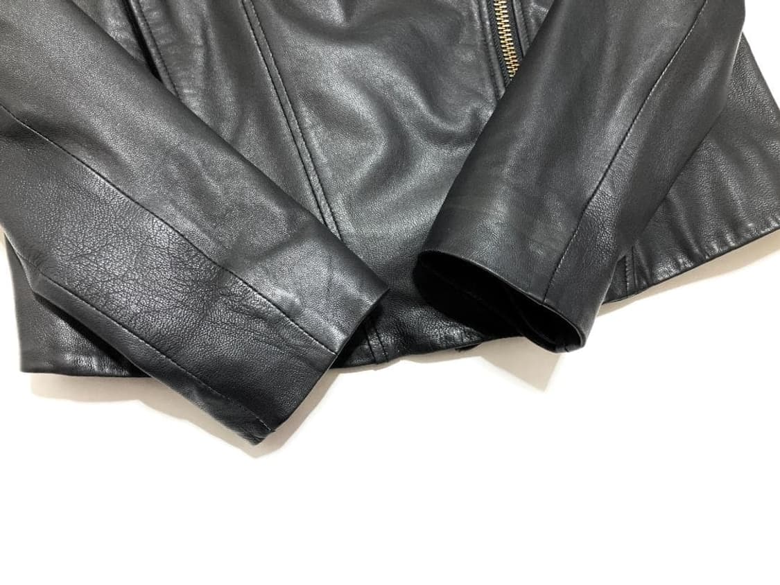 헬무트랭 램스킨 비대칭 라이더자켓 상품이미지5