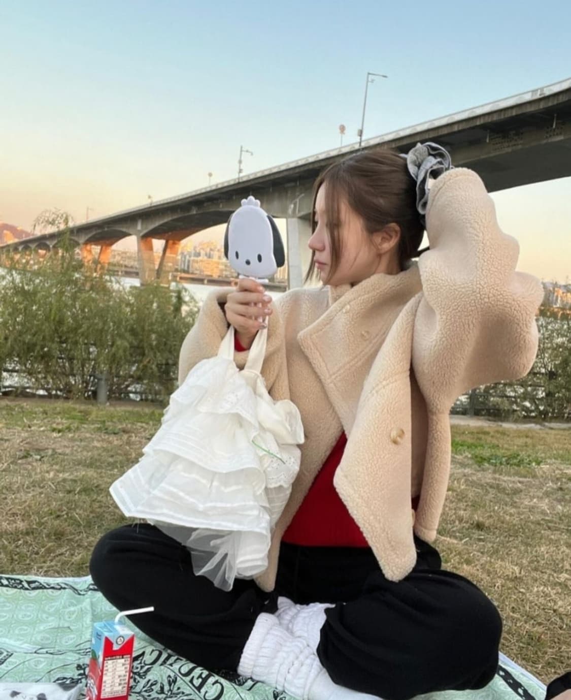 프리베일 시어링 리버시블 무스탕 자켓 상품이미지5