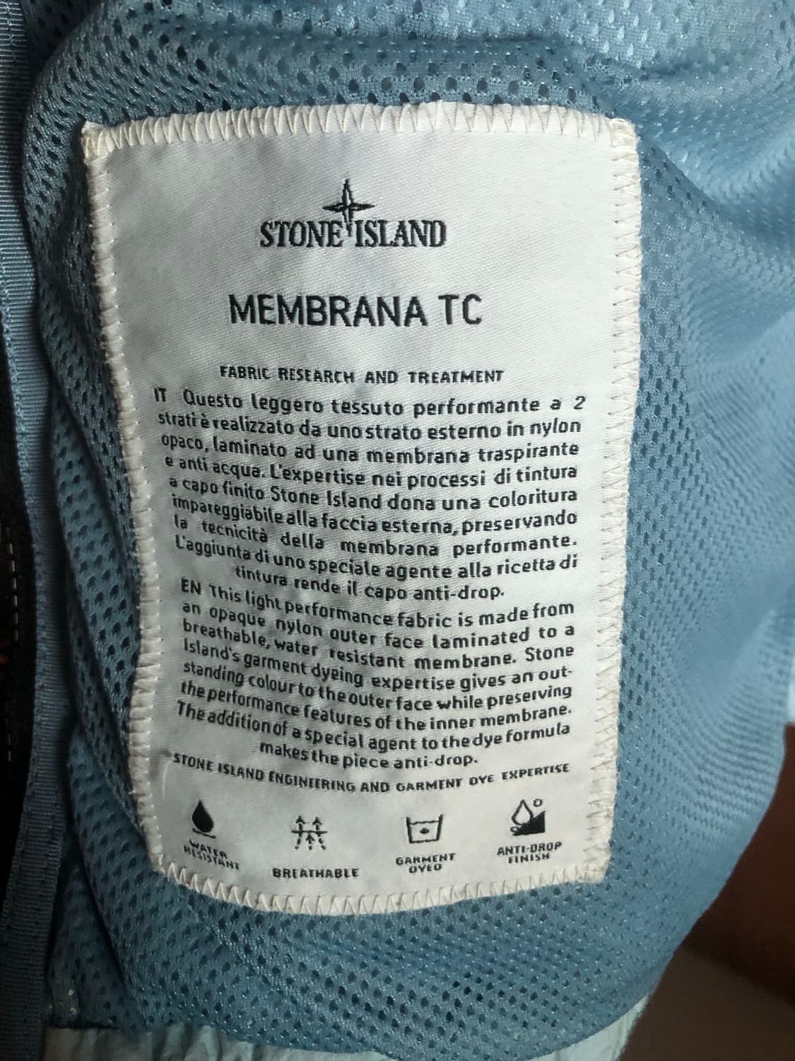 스톤아일랜드 맴브라나 자켓 상품이미지4