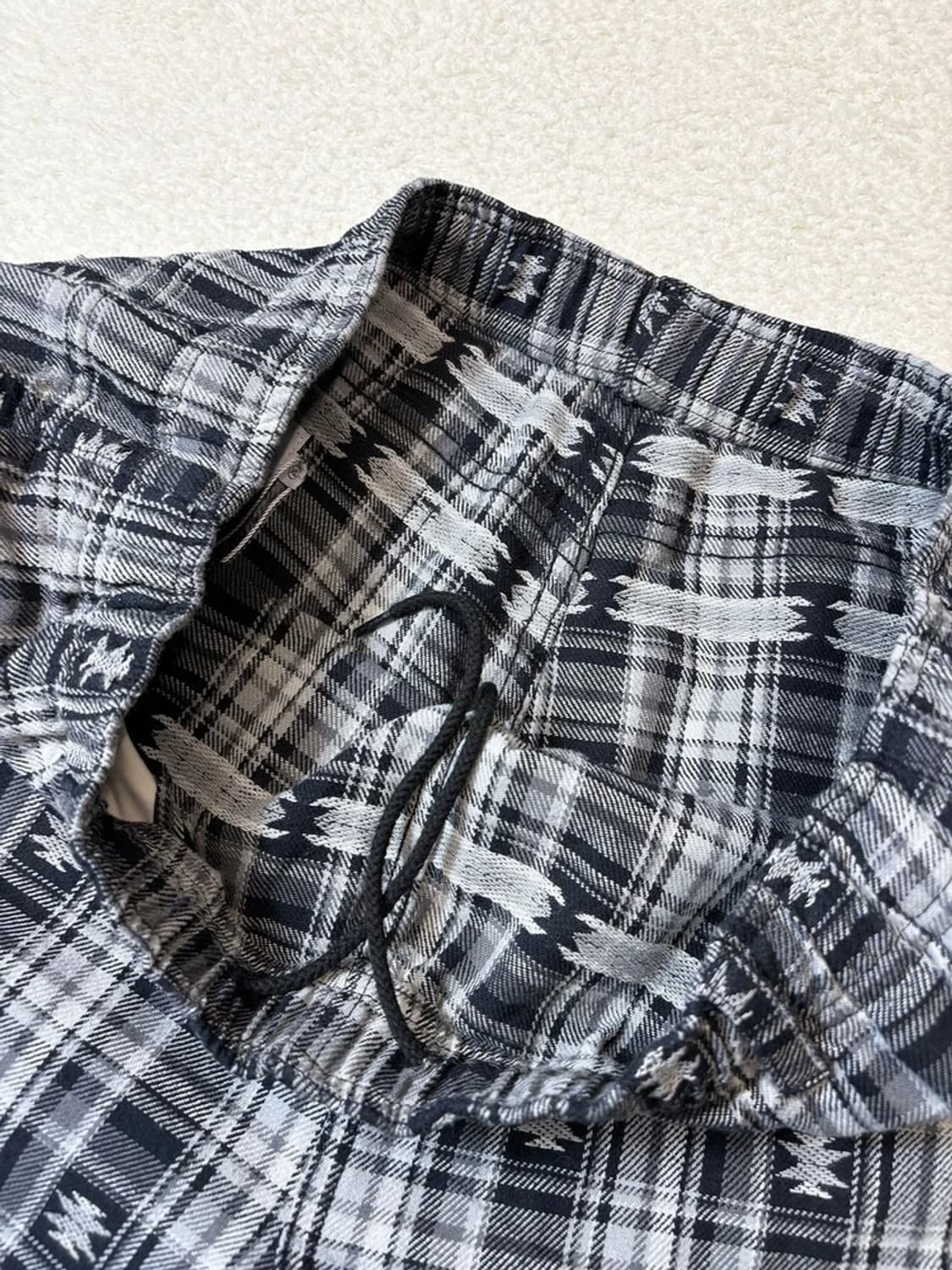 디네뎃 아프리칸 체크 와이드 팬츠 PN6272 상품이미지7