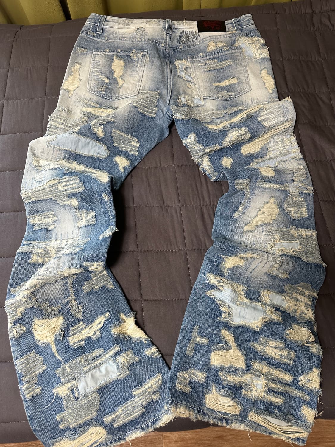 BORO DETAIL SLIM FLARED JEANS size 2 상품이미지2