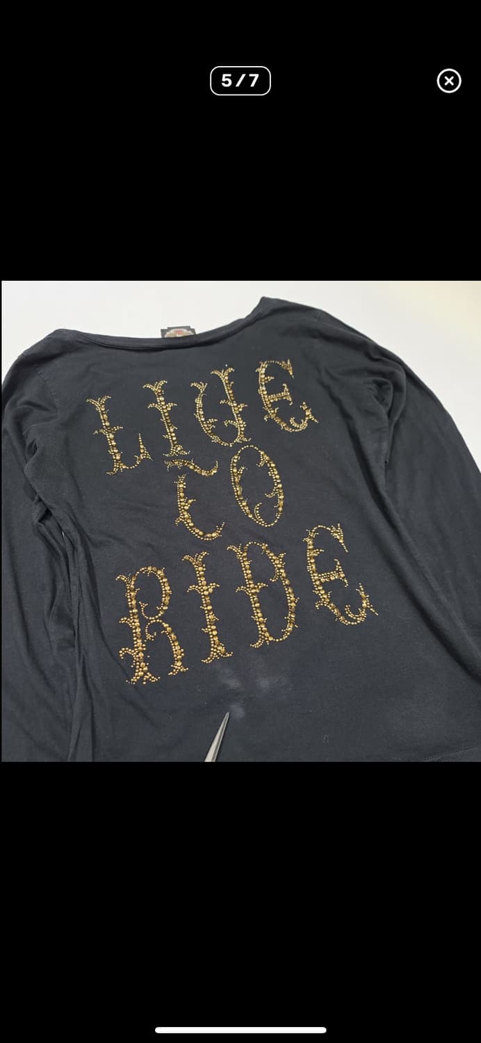 할리데이비슨 y2k 롱슬리브 티셔츠 상품이미지5