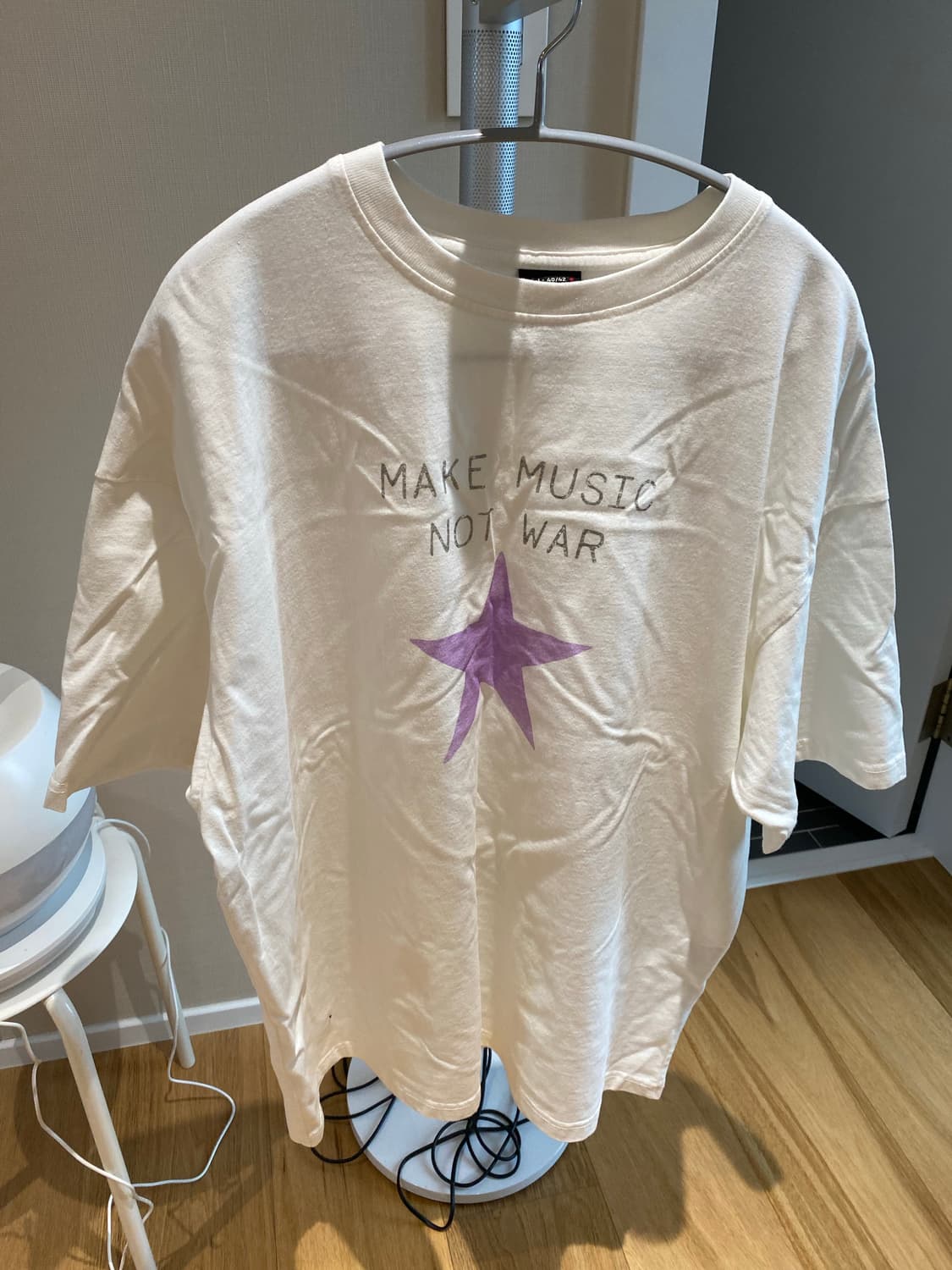 듀테로 N.W. Star 반팔 티셔츠 Off White L 상품이미지2