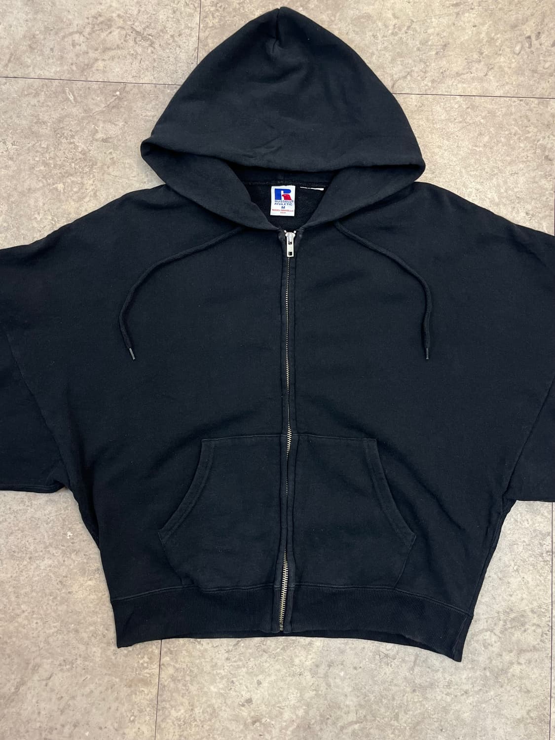 러셀 USA 후드집업 블랙 M #csz2667 상품이미지5