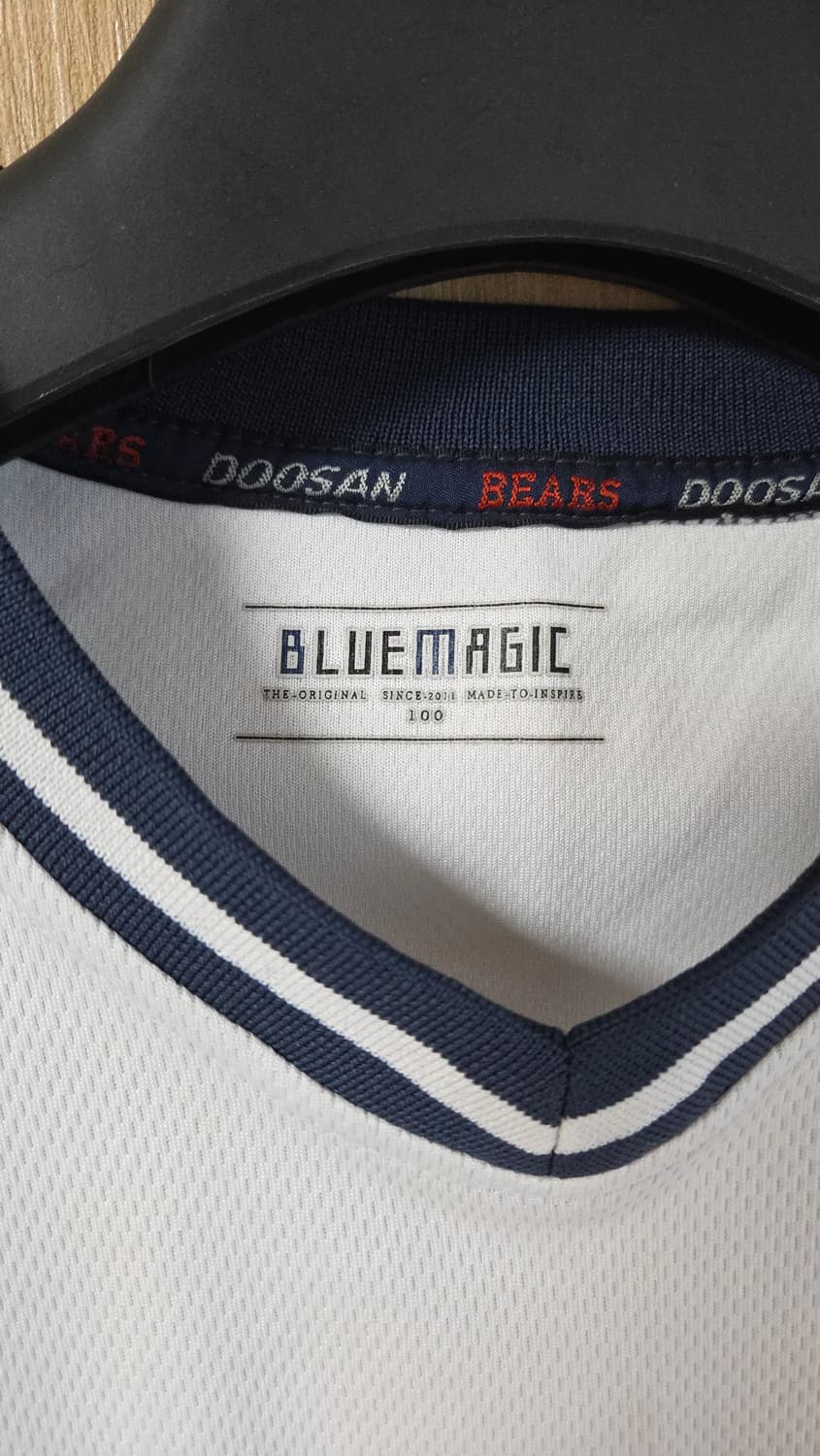 (착샷) 두산베어스 유니폼 져지 블루매직 반팔 레트로 상품이미지4