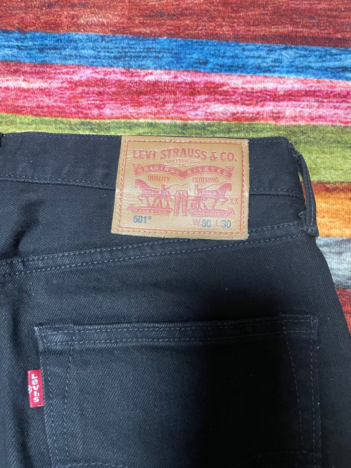 리바이스 501 블랙진 상품이미지4