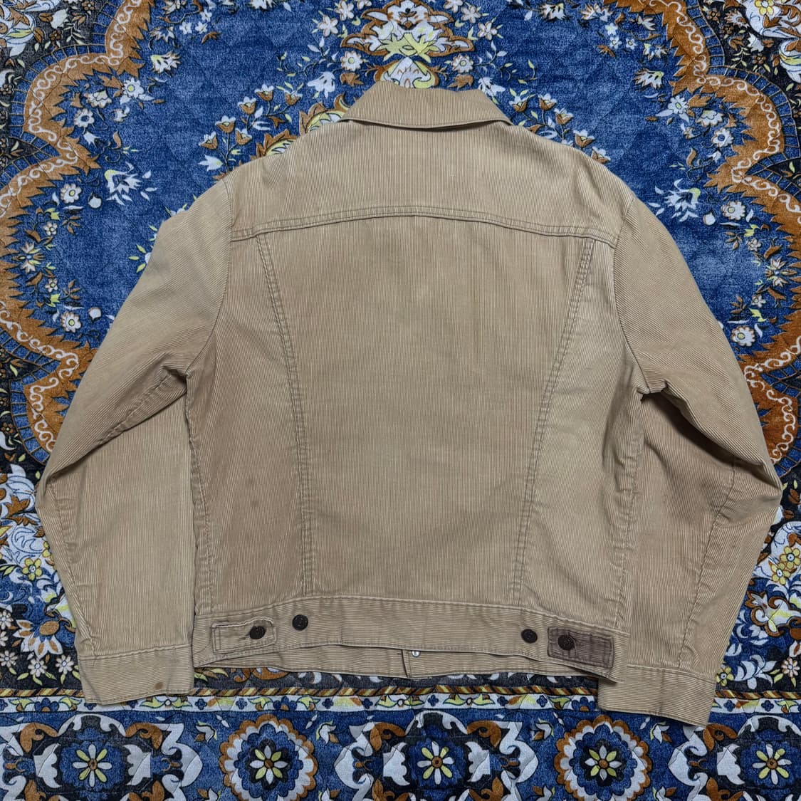 빈티지 70s USA 리바이스 코듀로이 자켓 베이지 상품이미지2