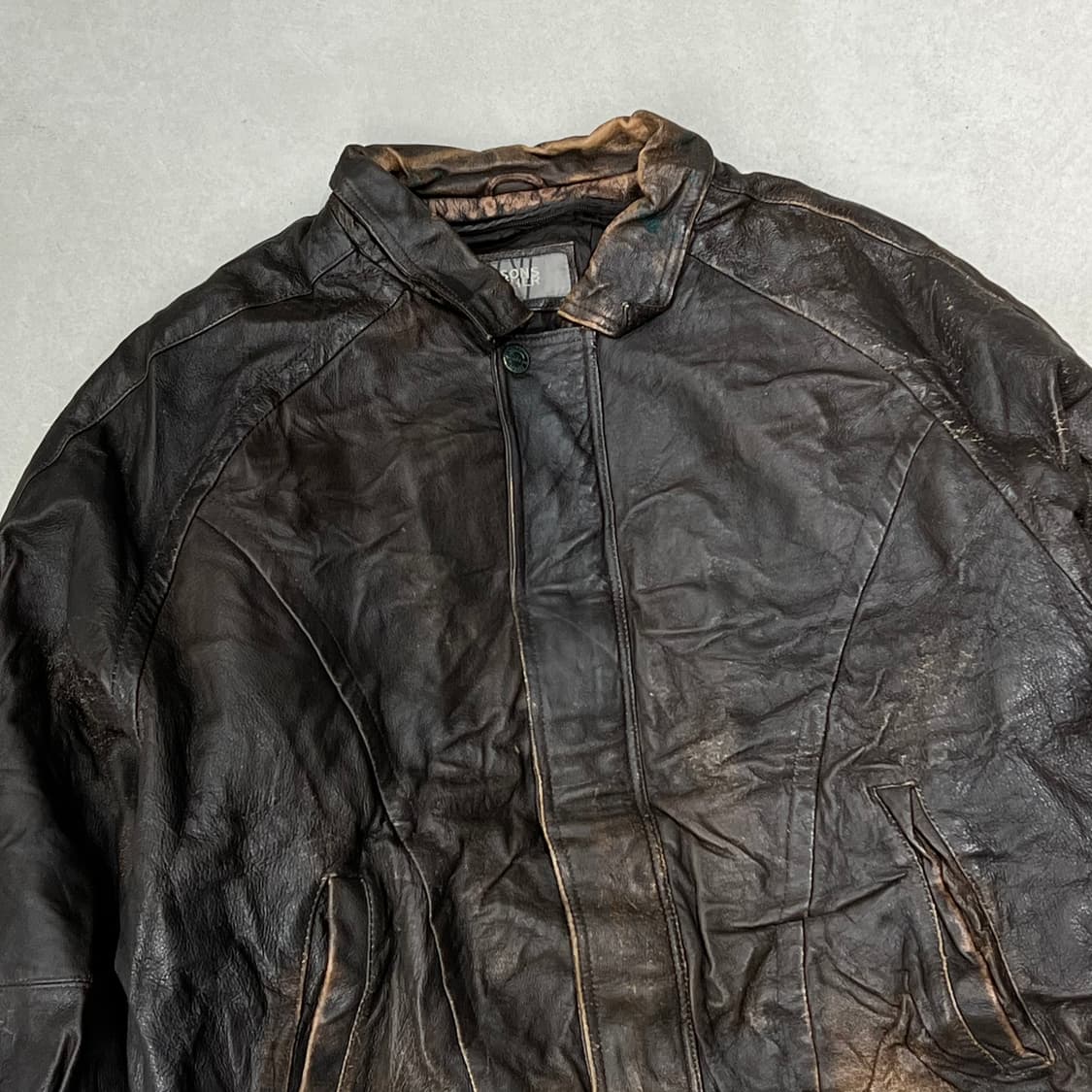 윌슨 레더 브라운 자켓 s09189 상품이미지4