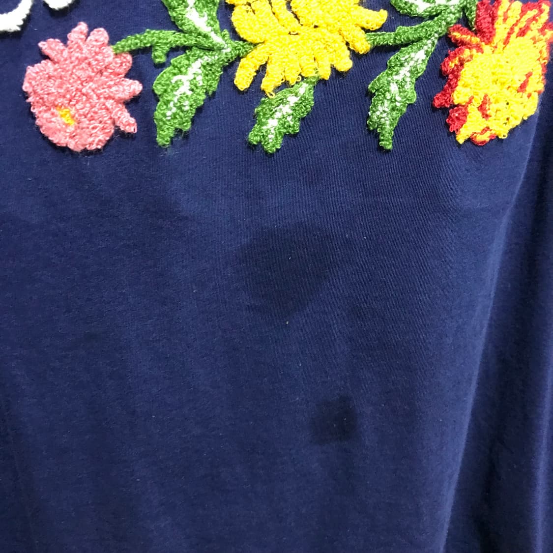 Polo flower needlework t-shirt 상품이미지5