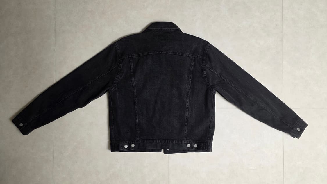 RRL 더블알엘 3세대 흑청 데님 트러커 L 상품이미지2