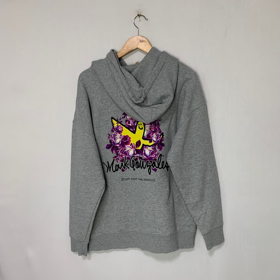 마크곤잘레스 빈티지 프린팅 후드티 그레이 M 남여공용 상품이미지5